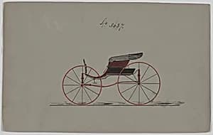 Design for Pony Phaeton, no. 3637 by Brewster & Co.