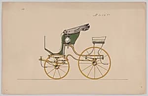 Design for Pony Phaeton, no. 4154 by Brewster & Co.|Herman Stahmer