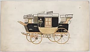 Design for Road Coach by Brewster & Co.