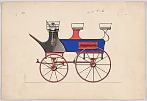 Design for Roof Seat Demi Break, no. 4216 by Brewster & Co.|Herman Stahmer
