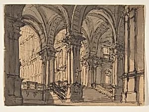 Design for Stage Set by Giovanni Battista Natali III