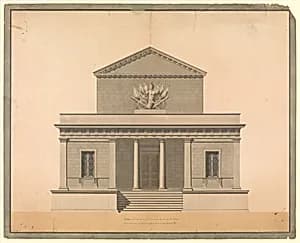 Design for the Façade of an Arsenal by C. Pompetti