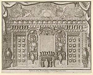 Design for the Porcelein Cabinet at the Charlottenburg Palace, other side by Martin Engelbrecht|Eosander von Göthe