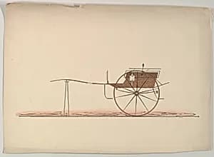 Design for Village Cart by Unknown Artist