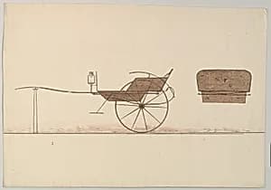 Design for Village Cart by Unknown Artist