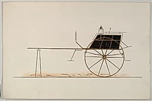 Design for Village Cart (unnumbered) by Brewster & Co.