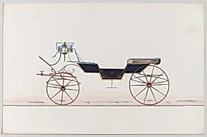 Design for Vis-à-vis (unnumbered) by Brewster & Co.