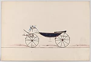 Design for Vis-à-vis (unnumbered) by Brewster & Co.