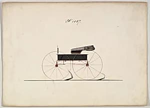 Design for Wagon, no. 1097 by Brewster & Co.