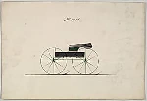 Design for Wagon, no. 1098 by Brewster & Co.