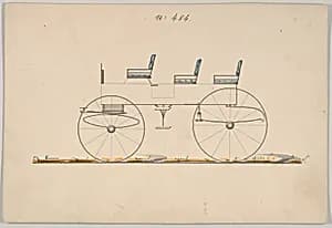 Design for Wagon, no. 484 by Brewster & Co.