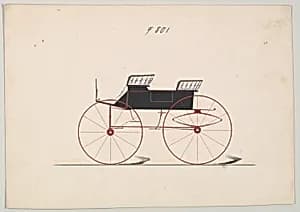 Design for Wagon, no. 801 by Brewster & Co.