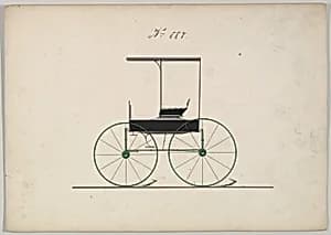 Design for Wagon, no. 887 by Brewster & Co.