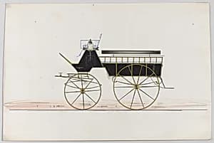 Design for Wagonette (unnumbered) by Brewster & Co.