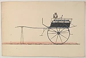 Design for Whitechapel Cart by Unknown Artist