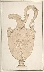 Design of Antique Pitcher by Anonymous, Italian, 16th century