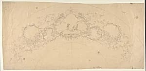 Design with a Cartouche by Anonymous, French, 19th century
