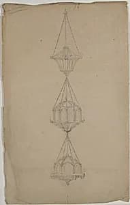 Designs for Hanging Lanterns by Anonymous, French, 19th century