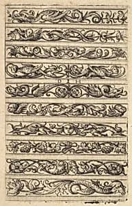 Designs for Ten Decorative Friezes by Daniel Hopfer