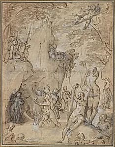 Diana and Actaeon by Bartholomeus Spranger