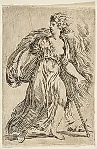 Dido Killing Herself by Stefano della Bella|Parmigianino (Girolamo Francesco Maria Mazzola)
