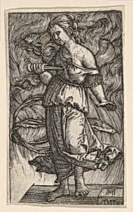 Dido Killing Herself by Albrecht Altdorfer