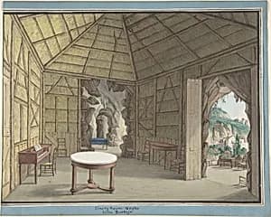 Dining Room, Villa Barbaja, Naples by Anonymous, British, 19th century