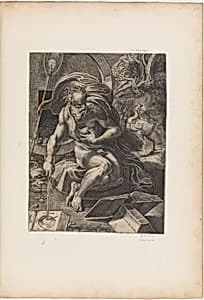 Diogenes by Giovanni Jacopo Caraglio|Parmigianino (Girolamo Francesco Maria Mazzola)