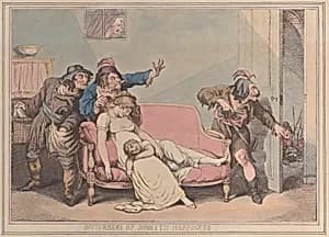 Disturbers of Domestic Happiness by Thomas Rowlandson