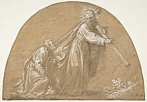 Domine, Quo Vadis by Jacopo Vignali