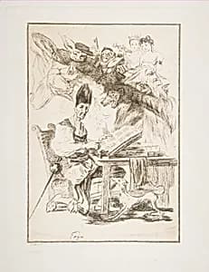 Don Quichotte by Félix Bracquemond|Goya (Francisco de Goya y Lucientes)