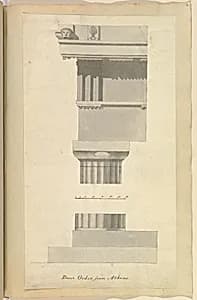Doric Order from Athens