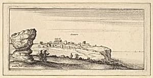 Douer (Dover) by Wenceslaus Hollar