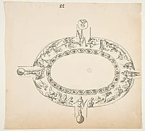 Drawing After an Architectural Fragment by Anonymous, French, 19th century