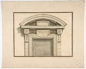 Drawing for a Door Frame by Lorenzo Sarti