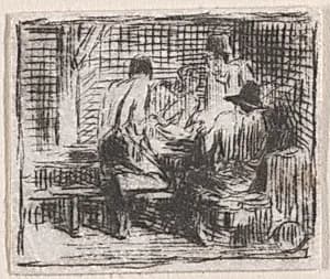Drinkers by Charles Jacque