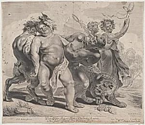 Drunkeness of Bacchus by Peter Paul Rubens|Jonas Suyderhoef|Pieter Soutman|Clement de Jonghe
