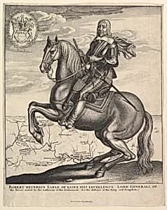 Earl of Essex on Horseback by Robert Devereux, 3rd Earl of Essex|Wenceslaus Hollar