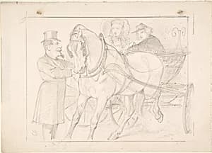 Easing the Curb by Sir John Tenniel|Napoléon III