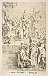 Ecce Homo by Claude Gillot|Jacques Gabriel Huquier