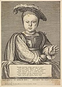 Edward VI by Edward VI, King of England and Ireland|Hans Holbein the Younger|Wenceslaus Hollar