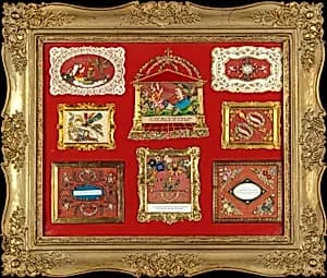 Eight Kunstbillets by Anonymous, Austrian, Viennese, 19th century
