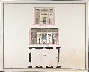 Elevation "della nuova Galleria"