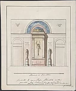 Elevation "della nuova Galleria"