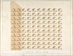 Elevation of a Columbarium by Pietro Paolo Coccetti (Cocchetti)