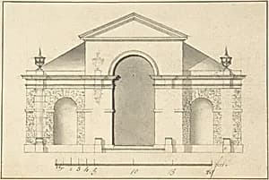 Elevation of Garden Pavilion by Robert Morris