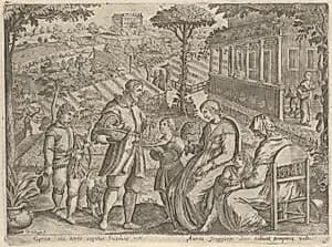 Eleven bound prints of hunts by Francesco Valesio