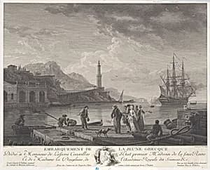 Embarkation of the Young Greek by Joseph Vernet|Yves Le Gouaz