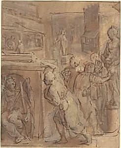 Emblematic Scene by Otto van Veen