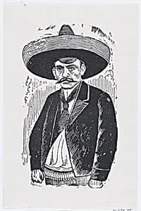 Emiliano Zapata by José Sanchez|José Guadalupe Posada